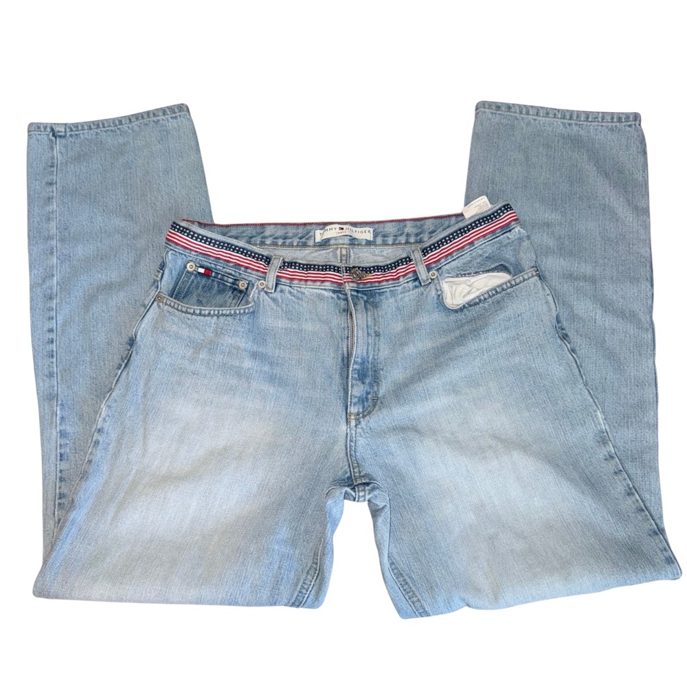 Tommy Hilfiger Light Blue Straight Jeans - Picture 3 of 5